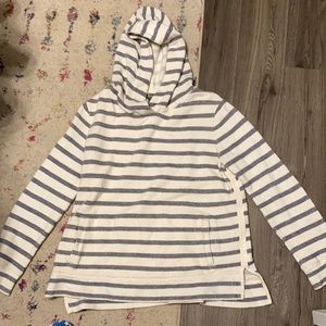 Natural reflections striped hoodie
